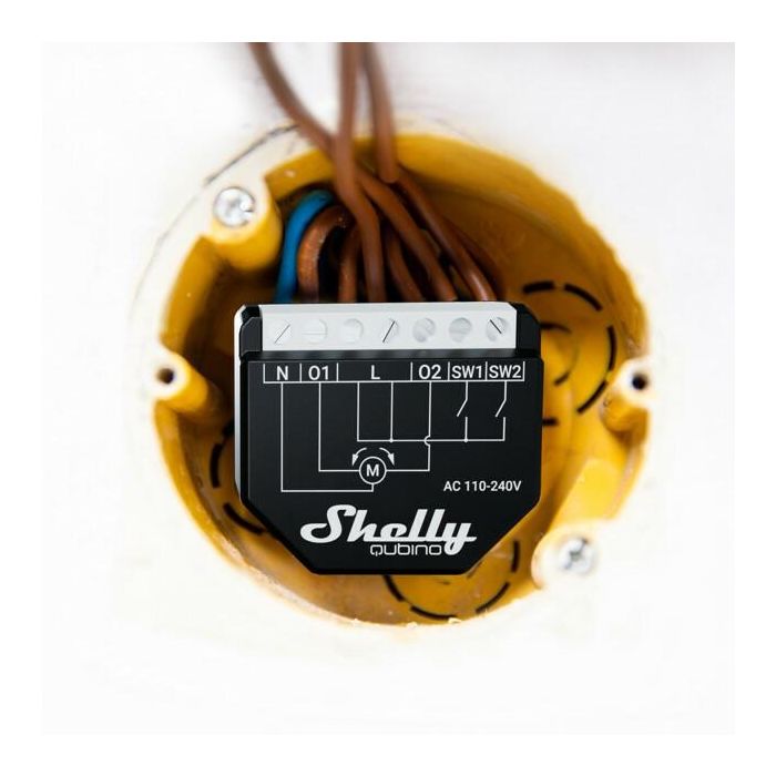 Shelly Relé inteligente "Wave Shutter" Dual Roller Shutter Z-Wave 4 Shelly Relé inteligente "Wave Shutter" Dual Roller Shutter Z-Wave 4