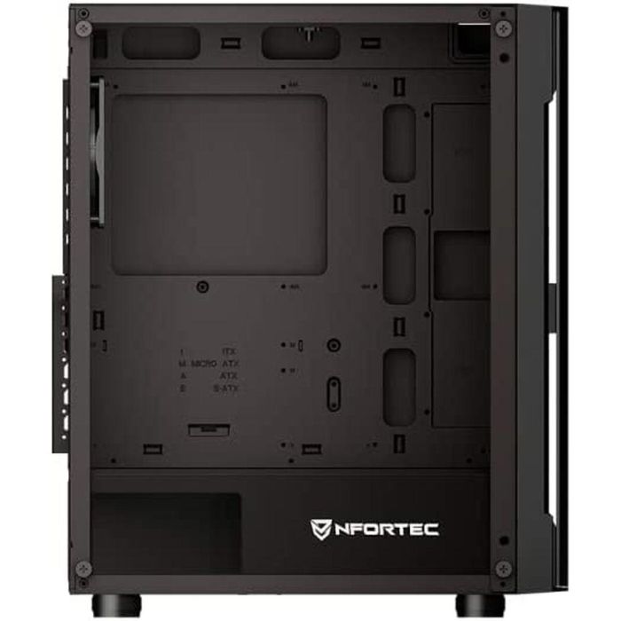 Caja Semitorre ATX Nfortec Air Negro 2