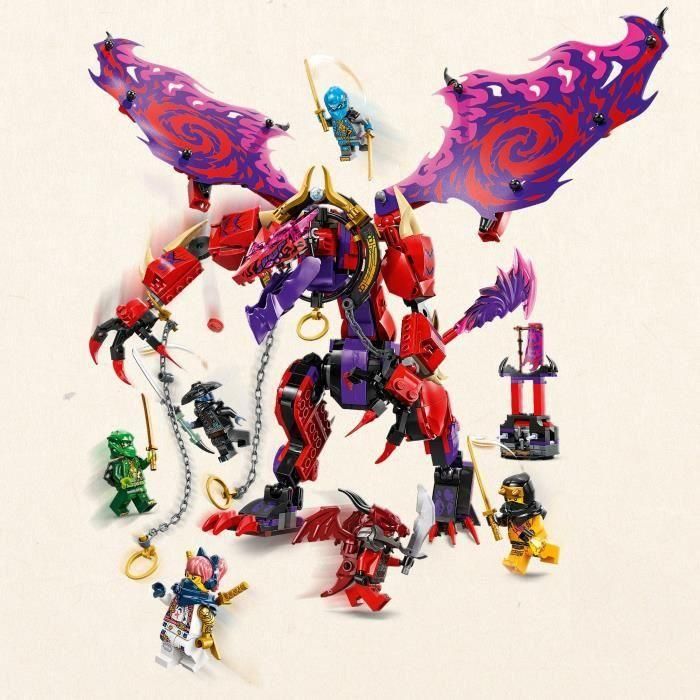LEGO NINJAGO 71832 Thunderfang: Dragón del Caos - Juguete de construcción para niños de 8 años en adelante 2 LEGO NINJAGO 71832 Thunderfang: Dragón del Caos - Juguete de construcción para niños de 8 años en adelante 2