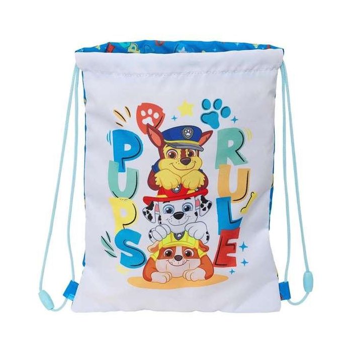 Bolsa Mochila con Cuerdas The Paw Patrol Pups rule Azul 26 x 34 x 1 cm 3 Bolsa Mochila con Cuerdas The Paw Patrol Pups rule Azul 26 x 34 x 1 cm 3