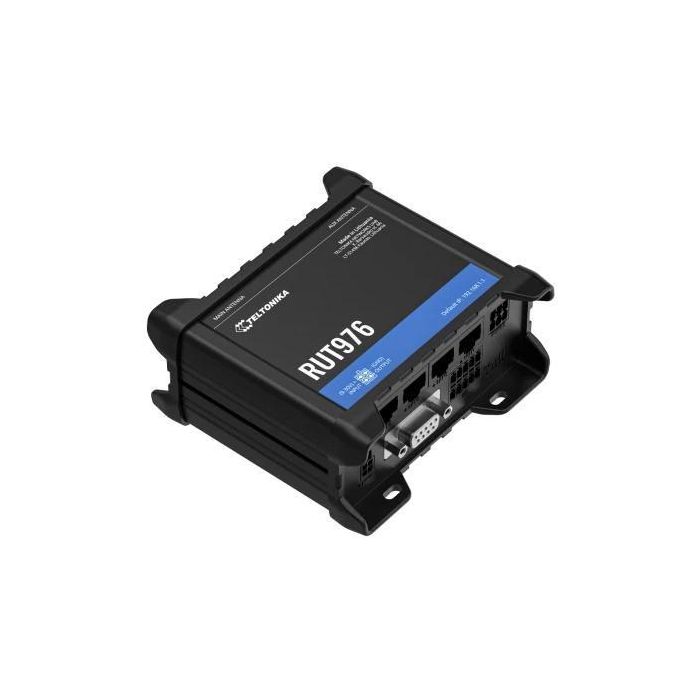 Teltonika Networks RUT976 Router Industrial 5G Redcap/4G LTE WiFi Global, Dual SIM, GNSS, Puertos RS232/RS485 2