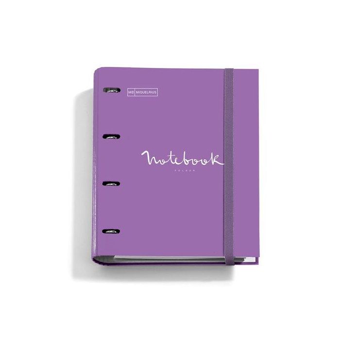 Carpebloc Miquelrius Emotions Carton Forrado A4 4 An.Mixtas 35Mm Con Rec.100 Hj. 90 Gr. Purpura