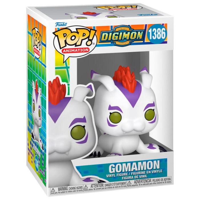 Funko Figura POP Digimon Gomamon Vinilo 9cm Caja Regalo