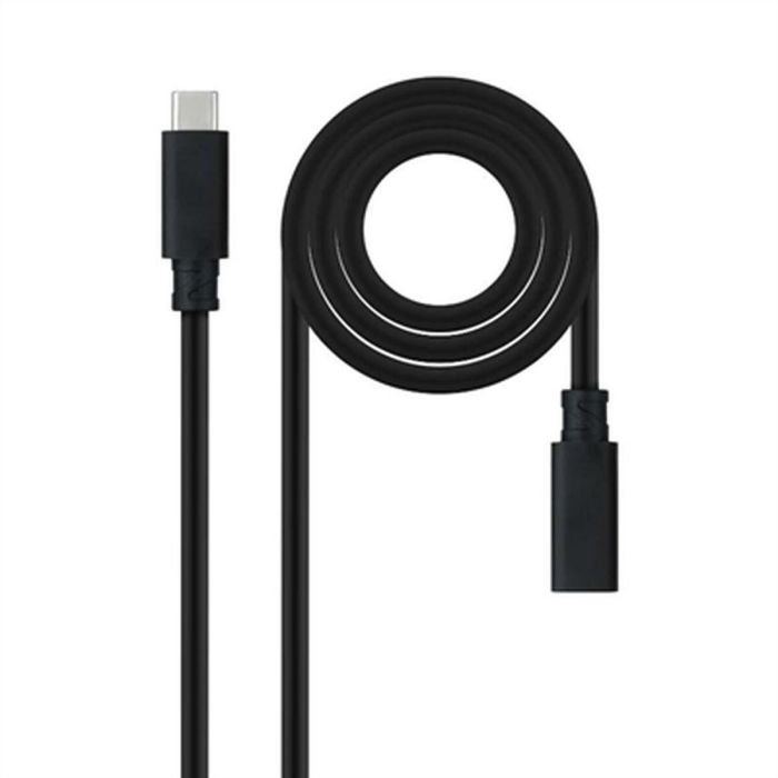 Cable USB NANOCABLE USB 3.2 GEN2x2 100W C/M-H Negro 1,5 m 1 Cable USB NANOCABLE USB 3.2 GEN2x2 100W C/M-H Negro 1,5 m 1