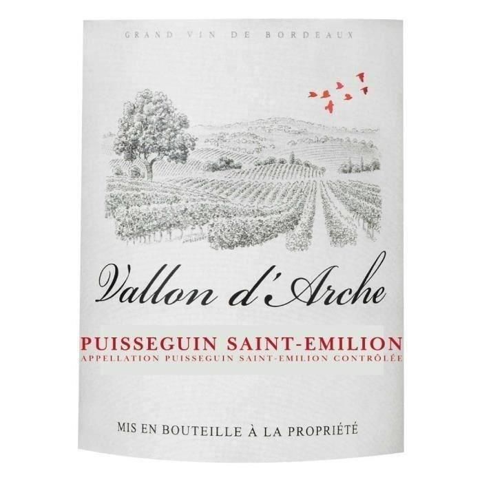 Vallon d'Arche 2020 Puisseguin Saint-Emilion - Vino tinto Burdeos 1