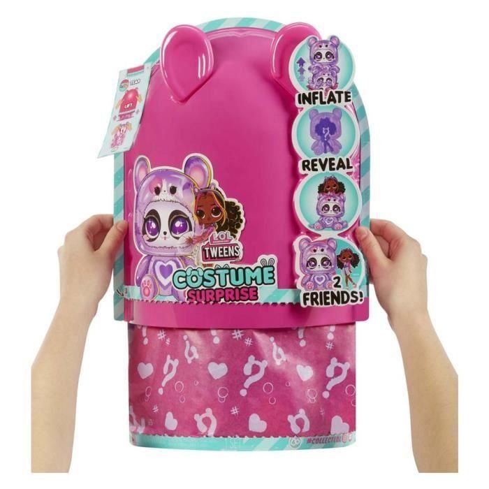 LOL Surprise - Muñeca disfraz Tweens - Hoops Cutie - Muñeca 17cm + animal hinchable - Sorpresa por descubrir - 4 modelos de pegamento LOL Surprise - Muñeca disfraz Tweens - Hoops Cutie - Muñeca 17cm + animal hinchable - Sorpresa por descubrir - 4 modelos de pegamento