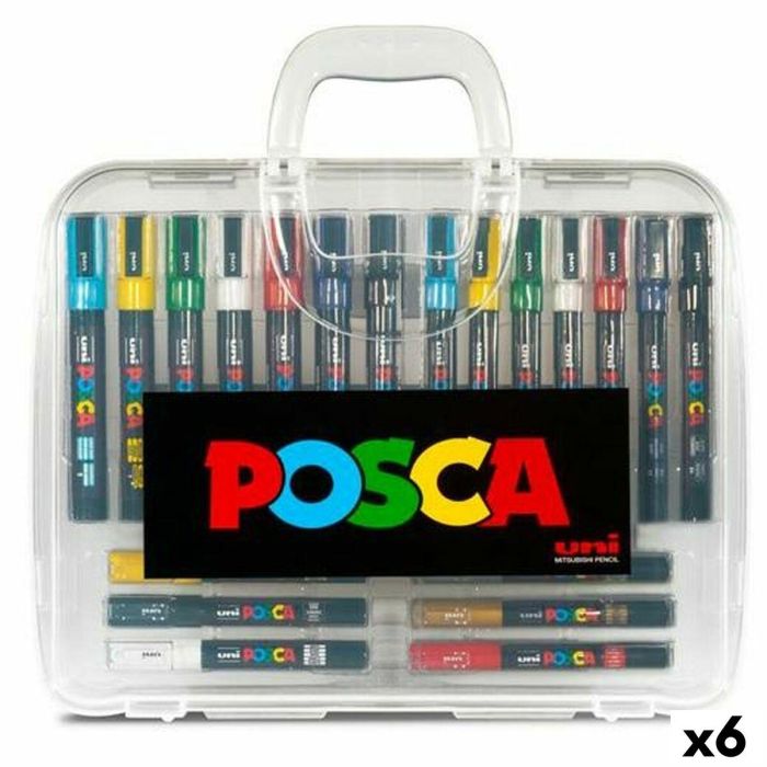 Set de Rotuladores POSCA Multicolor (6 Unidades) Set de Rotuladores POSCA Multicolor (6 Unidades)