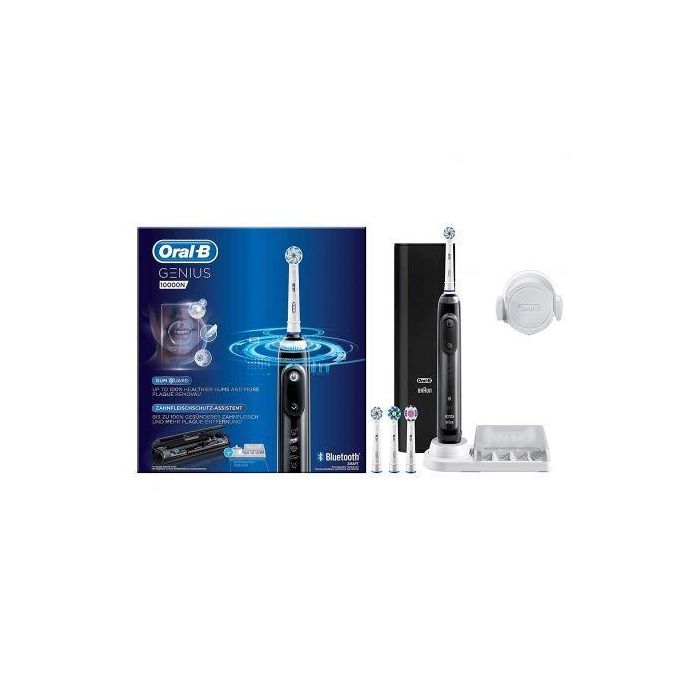 CEPILLO DENTAL BRAUN ORAL-B GENIUS 10000N NEGRO - 6 MODOS DE CEPILLADO - DETECCIÓN DE POSICIÓN - BATERÍA IONES DE LITIO 1