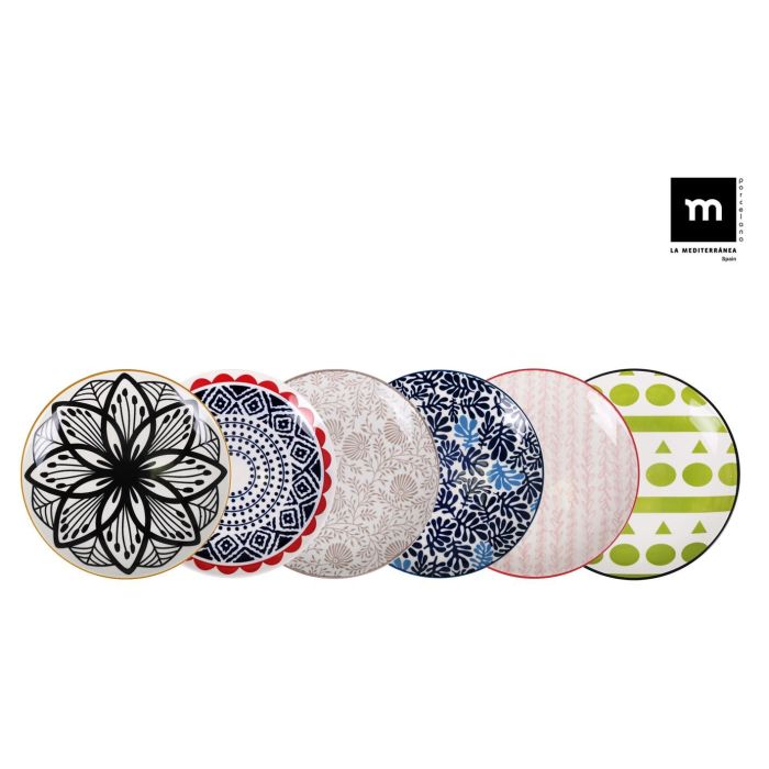 La Mediterranea Fuente Redonda para Servir Estilo Japonés Hana de 20 cm - Surtido de 6 Platos de Mesa (18 Unidades) 0 La Mediterranea Fuente Redonda para Servir Estilo Japonés Hana de 20 cm - Surtido de 6 Platos de Mesa (18 Unidades) 0