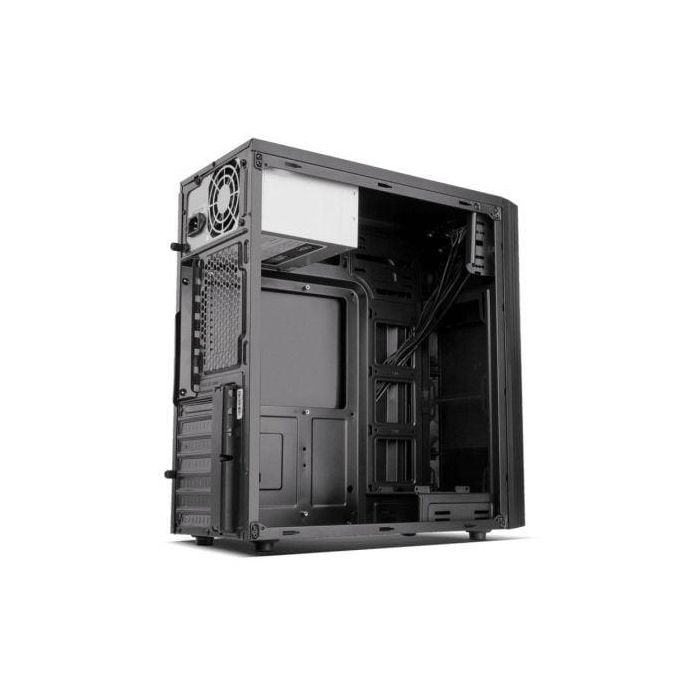 Nox NXLITE010 Caja Semitorre con Fuente 500W ATX, mATX, ITX, Frontal Cepillado, GPU 345mm, USB 3.0, Negro 2
