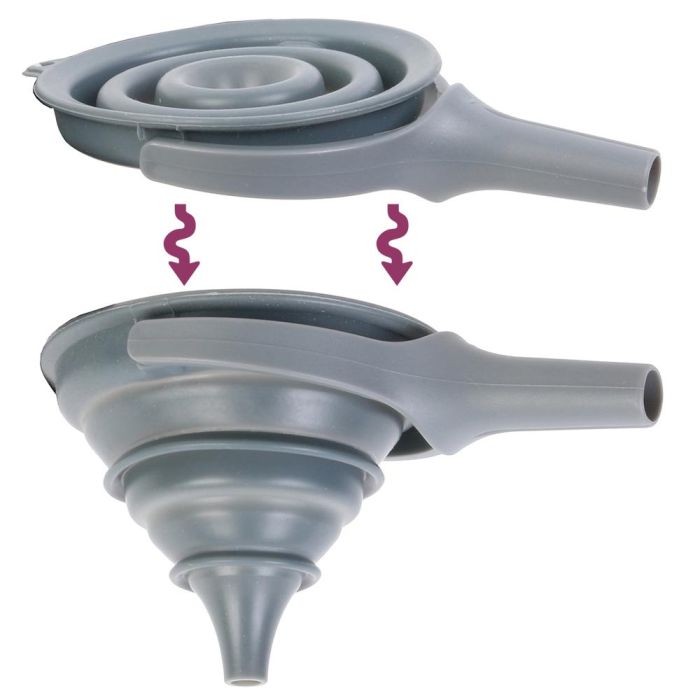 Cook Concept Embudo Retráctil de Cocina Compacto y Práctico 20x12,5 cm 1