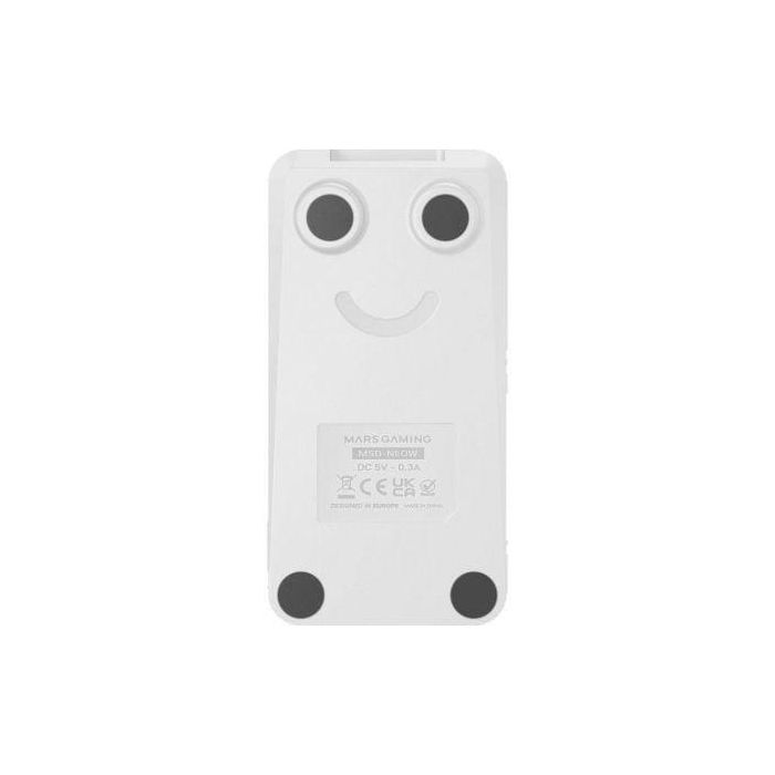 Control Deck Mars Gaming MSD-NEO/ 15 Teclas LCD/ 1 Rueda/ 2 Botones/ Blanco 3