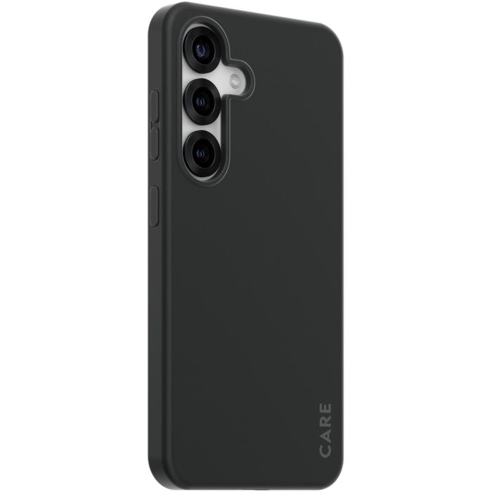 PanzerGlass Funda CARE Fashionable Case Negra para Samsung Galaxy S25 con Carga QI Compatible