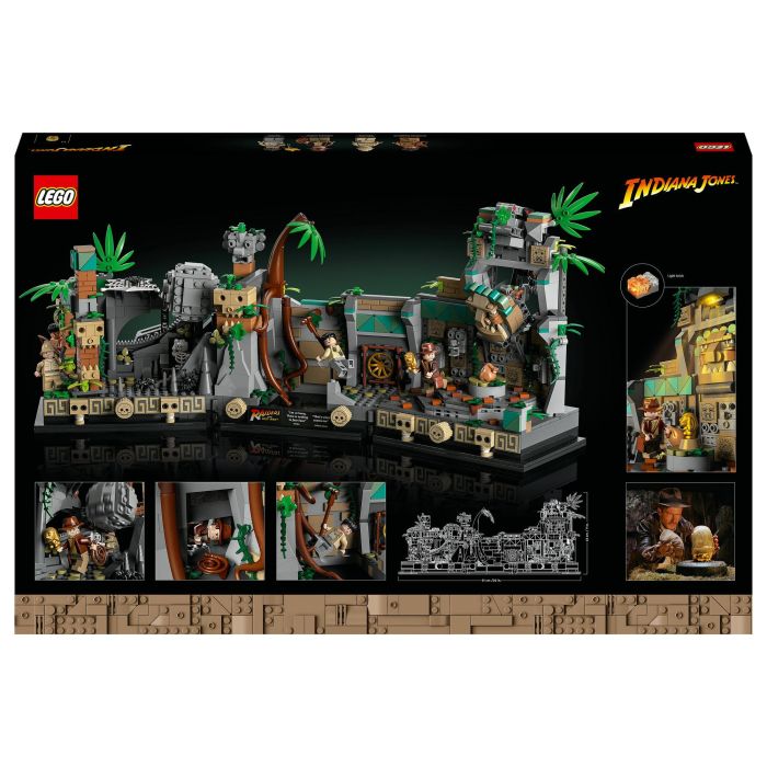 LEGO Indiana Jones 77015 Templo del Ídolo Dorado - Set de Construcción de 1545 Piezas para Adultos 18+