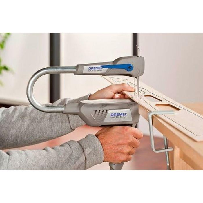 Dremel Sierra de calar compacta Moto-Saw MS20-1, 2 en 1, 70 W, para cortes de precisión, modo estacionario o portátil, variador de velocidad 21
