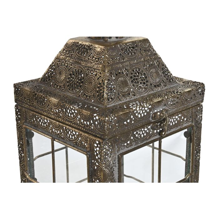 Farola Arabe DKD Home Decor Dorado 26 x 54 x 26 cm Set de 2 1