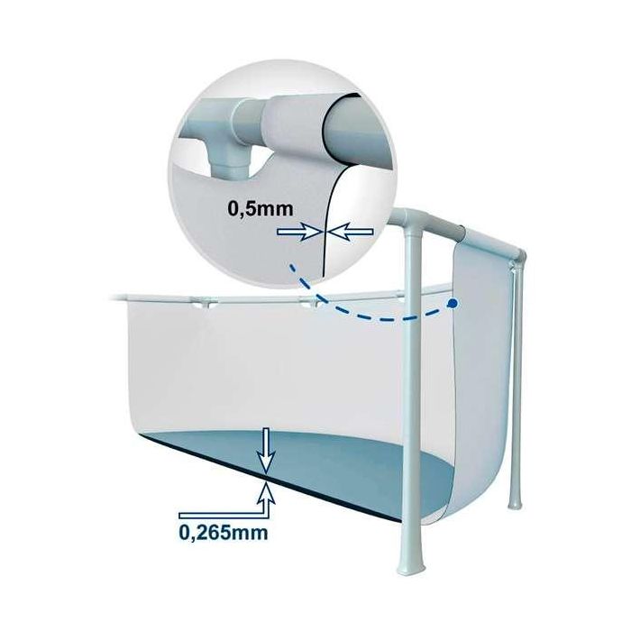 Piscina redonda desmontable prism frame con depuradora (capacidad 4485 litros) 305 x 76 cm 6 Piscina redonda desmontable prism frame con depuradora (capacidad 4485 litros) 305 x 76 cm 6