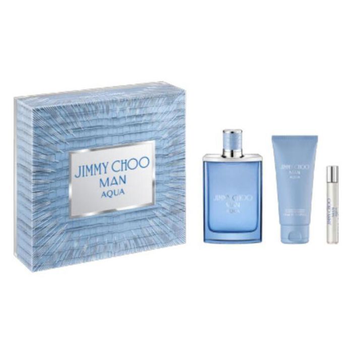 Jimmy Choo Man Aqua Eau de Toilette 100ml Set con gel de ducha