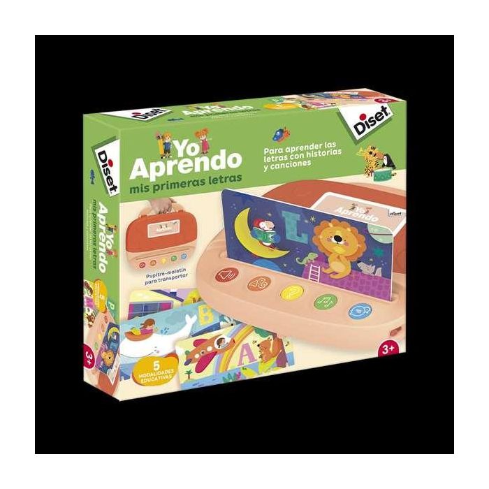 Diset Yo Aprendo las Letras Maletín Educativo con Sonido y 14 Láminas, Aprendizaje de 2 Años en Adelante 1