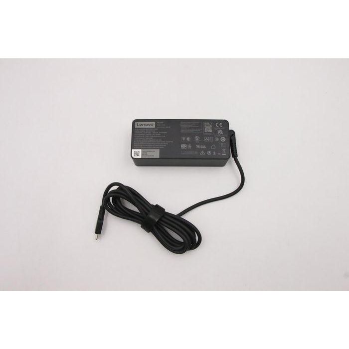 Lenovo AC power adapter, 65W output, supports 20V, 15V, 9V, 5V voltages, dual-port design, worldwide compatibility. Lenovo AC power adapter, 65W output, supports 20V, 15V, 9V, 5V voltages, dual-port design, worldwide compatibility.