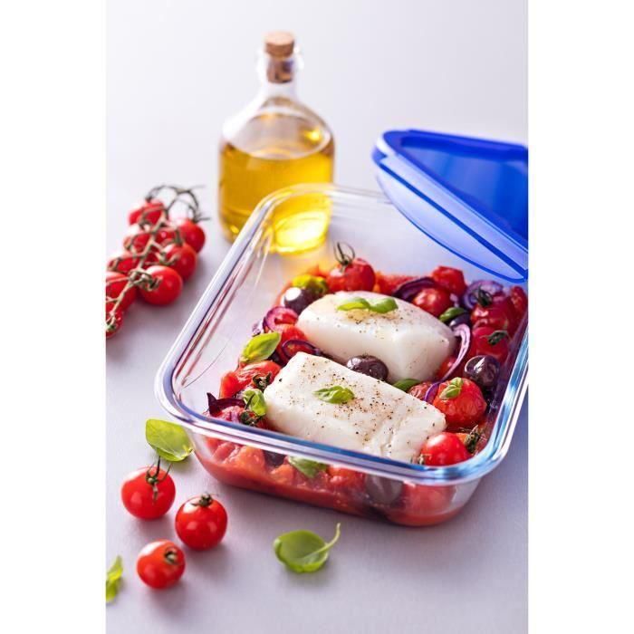 Recipiente Rectangular Boro Cook&Go Pyrex 20,5x15,5x6 cm-0,8 L 5 Recipiente Rectangular Boro Cook&Go Pyrex 20,5x15,5x6 cm-0,8 L 5