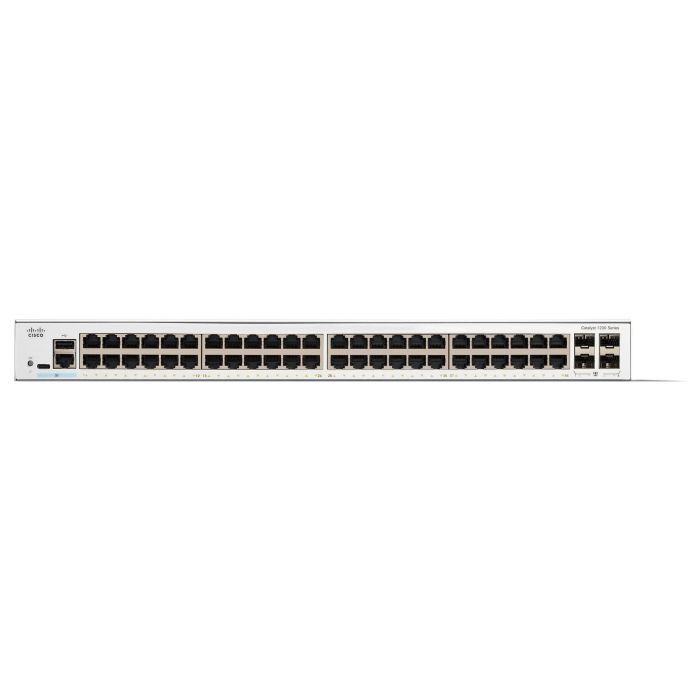 Cisco Switch Gestionado C1200-48T-4G L2/L3 Gigabit Ethernet 48 Puertos RJ45 4 Puertos SFP Cisco Switch Gestionado C1200-48T-4G L2/L3 Gigabit Ethernet 48 Puertos RJ45 4 Puertos SFP