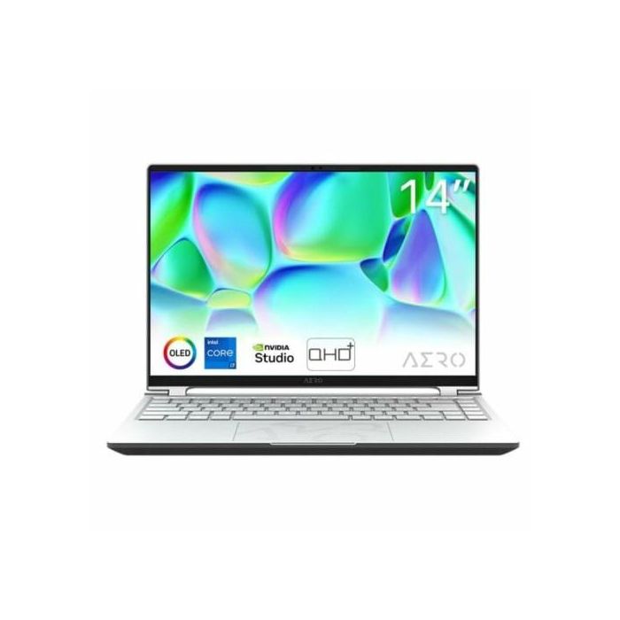 GIGABYTE PORTATIL AERO 14 OLED BMF-H2ESBB3SH,i7-13620H,16GB DDR5,SSD 512GB,14.0" THIN BEZEL 2.8K QHD+,RTX4050/6GB,W11HOME GIGABYTE PORTATIL AERO 14 OLED BMF-H2ESBB3SH,i7-13620H,16GB DDR5,SSD 512GB,14.0" THIN BEZEL 2.8K QHD+,RTX4050/6GB,W11HOME