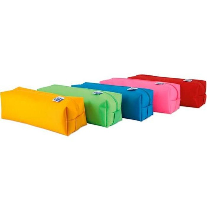 Estuche Escolar Oxford 400150284 Multicolor 22 x 8 x 7 cm (5 Unidades)