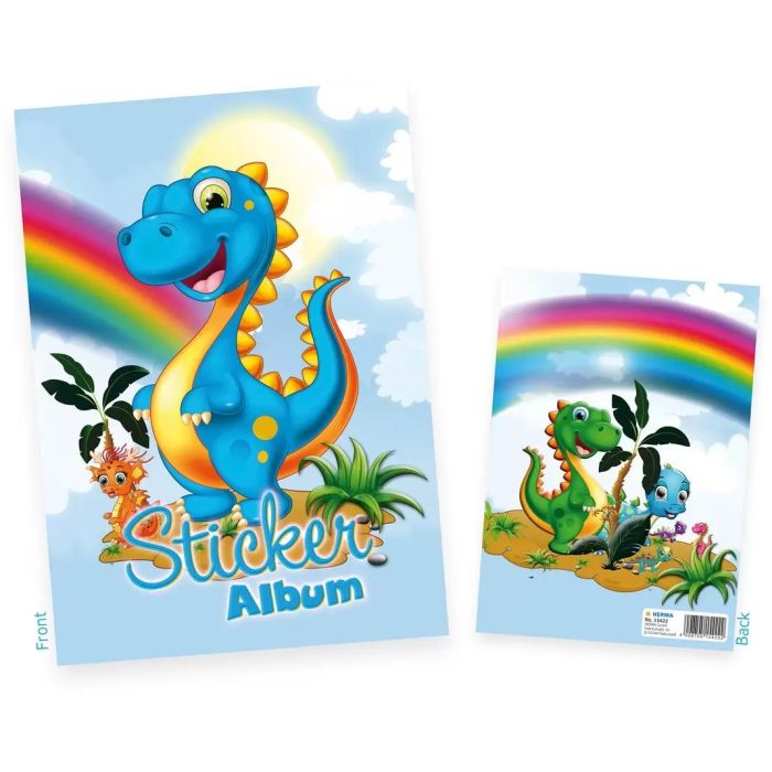 HERMA Sticker Sammelalbum für Kids Dinos A5 1