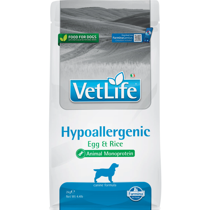 Farmina Vet Life Dog Hypoallergenic Huevo 2 kg