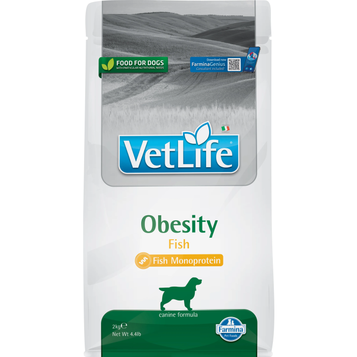Farmina Vet Life Nat Dog Obesity Pescado Adult 2 kg