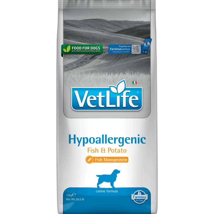 Farmina Vet Life Dog Hypoallergenic Pescado 12 kg