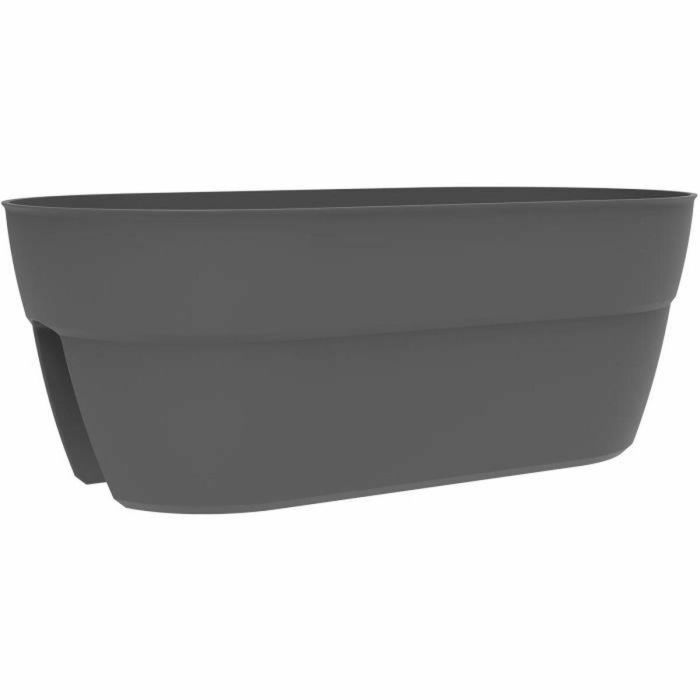 Jardinera Cavaliere Osaka 19,5 L - EDA - para balcones y barandillas - Gris antracita 3 Jardinera Cavaliere Osaka 19,5 L - EDA - para balcones y barandillas - Gris antracita 3