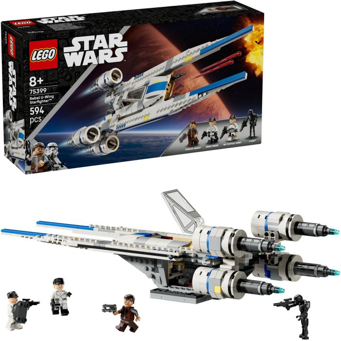 Lego Star Wars 75399 Caza Estelar Ala-U de la Alianza Rebelde Andor Set de Construcción para Niños de 8 Años en Adelante 2 Lego Star Wars 75399 Caza Estelar Ala-U de la Alianza Rebelde Andor Set de Construcción para Niños de 8 Años en Adelante 2