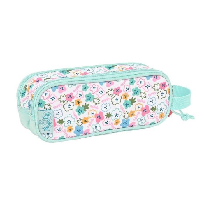 Portatodo Doble Peppa Pig Cosy corner Azul claro (21 x 8 x 6 cm) 1 Portatodo Doble Peppa Pig Cosy corner Azul claro (21 x 8 x 6 cm) 1