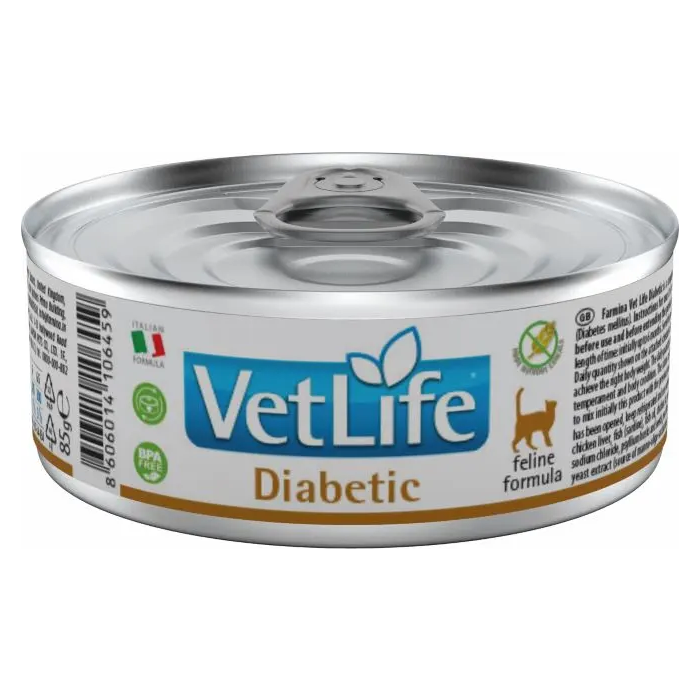 Farmina Vet Life Natural Diet Cat Diabetic 12x85 gr