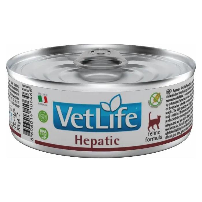 Farmina Vet Life Natural Diet Cat Hepatic 12x85 gr