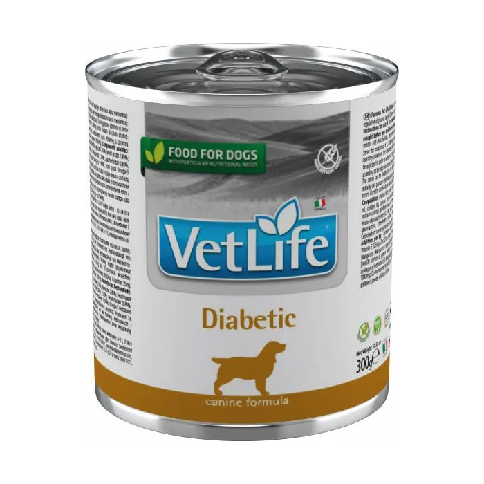 Farmina Vet Life Natural Diet Dog Diabetic 6x300 gr