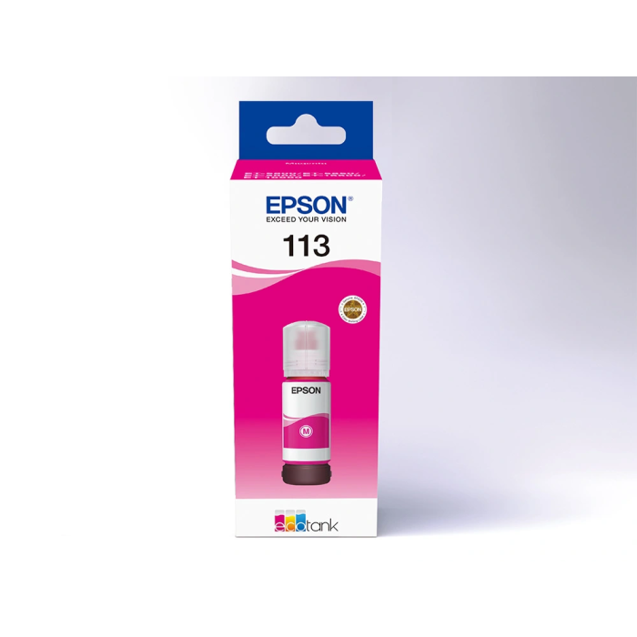 Epson Tinta Magenta Ecotank Botella 113 para Et-5850, Et-5800, Et-16650, Et-16600, Et-5880, Et-5170 (127ml) 4