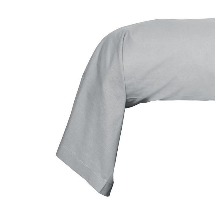 Taie de Bocin hoy esencial - 45 x 185 cm - 100% une algodón - acero 2 Taie de Bocin hoy esencial - 45 x 185 cm - 100% une algodón - acero 2