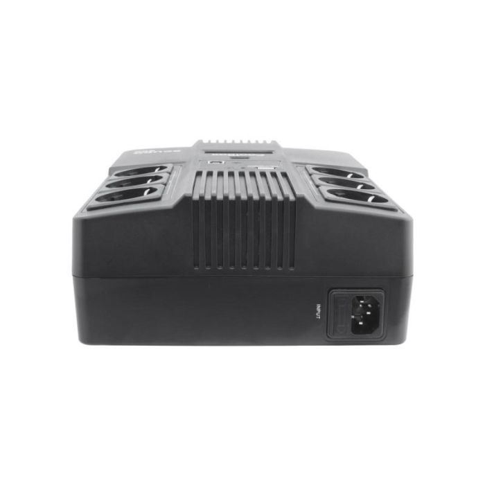 Coolbox SAI Scudo3 800 VA / 480W Línea Interactiva con AVR y 6 Salidas Schuko con Pantalla LCD 1