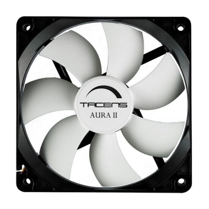 Tacens Aura II Ventilador Caja 80mm Ultrasilencioso 10dB Rodamiento Fluxus II 1500 RPM 60.000h vida útil Negro/Blanco Tacens Aura II Ventilador Caja 80mm Ultrasilencioso 10dB Rodamiento Fluxus II 1500 RPM 60.000h vida útil Negro/Blanco