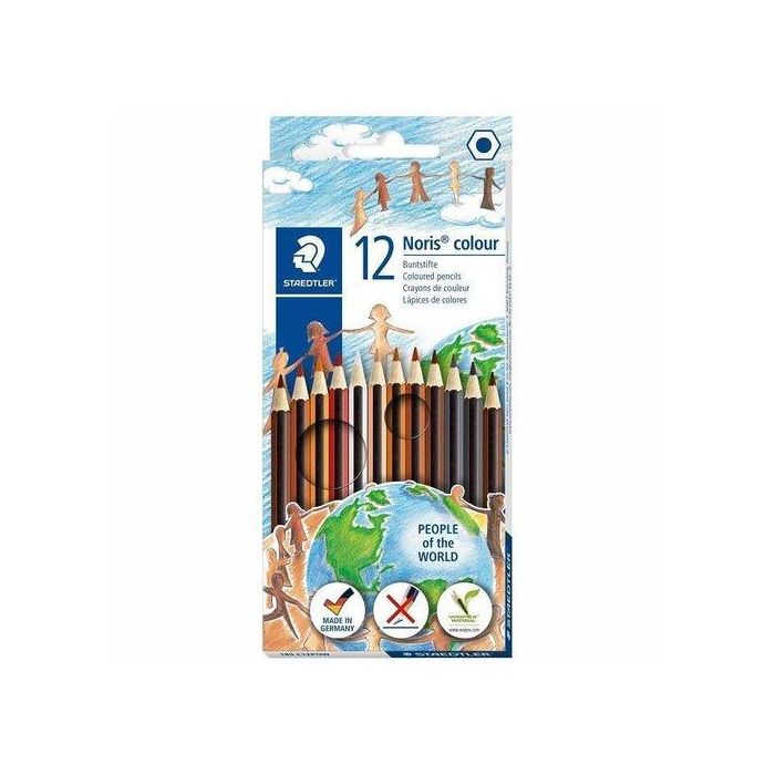 Staedtler Lápices de Colores WOPEX Ecológico Tonos de Piel 12 Unidades