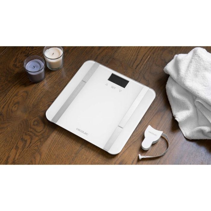 Báscula Digital de Baño Cecotec Surface Precision 9400 Full Healthy Blanco Acero Inoxidable 180 kg Baterías x 2 1 Báscula Digital de Baño Cecotec Surface Precision 9400 Full Healthy Blanco Acero Inoxidable 180 kg Baterías x 2 1