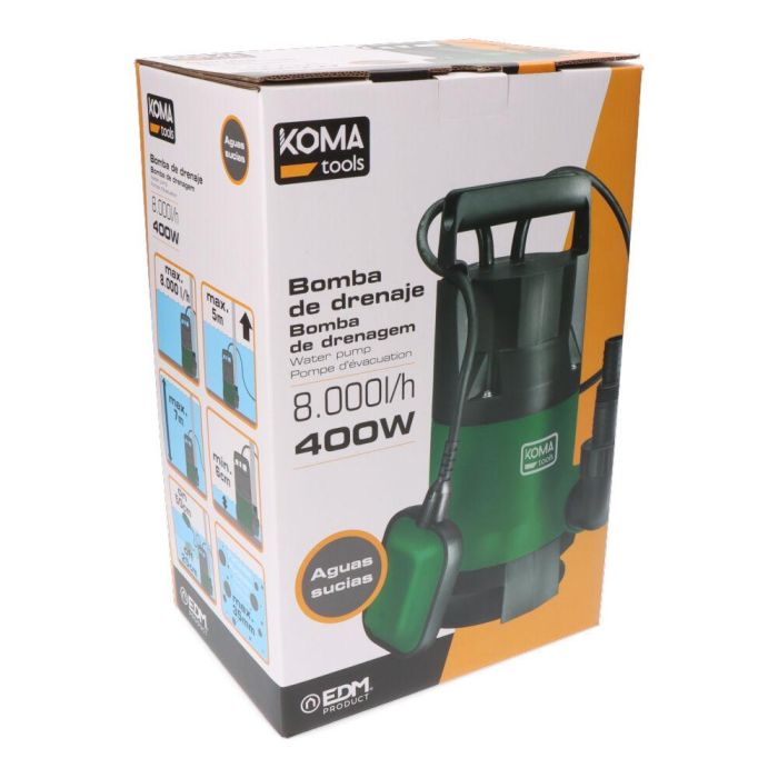 Bomba de drenaje aguas sucias 400 W 3 Bomba de drenaje aguas sucias 400 W 3