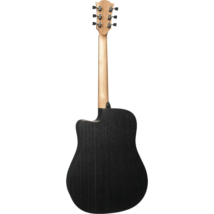 LAG Guitarra Cústica Electroacústica Tramontane 70 A/E Dreadnought Cutaway Sunburst 4