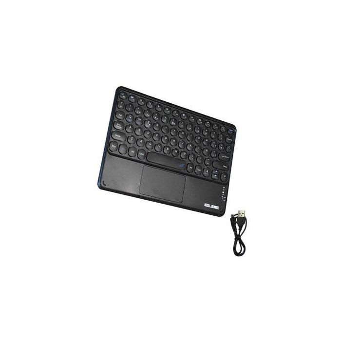 Elbe TE-103-BT Teclado Bluetooth Slim con Touchpad Negro, Compatible con Windows, iOS, Android 1 Elbe TE-103-BT Teclado Bluetooth Slim con Touchpad Negro, Compatible con Windows, iOS, Android 1