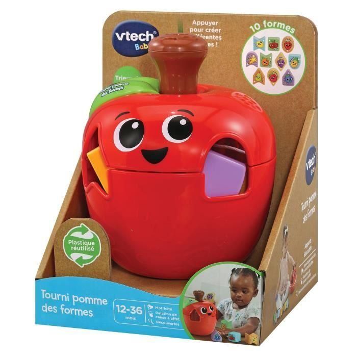 VTech Baby - Tourni Apple of Formes (plástico reutilizado) 2 VTech Baby - Tourni Apple of Formes (plástico reutilizado) 2