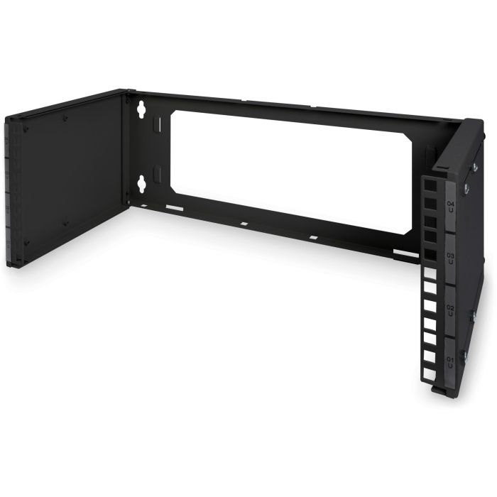 Digitus 4HE Soporte de pared para Patch-Halter 19" 4U, capacidad 15 kg, color negro