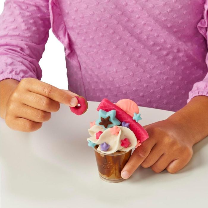 Hasbro Play-Doh Super Cafetera Colorida Playset - Crea Batidos y Dulces 4